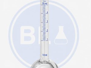 Probeta graduada Karsten 0 a 5 ml Forma "L" para muro.