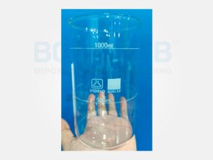 Vaso Precipitado Borosilicato 1000 ml Forma Baja DOBLE AFORO