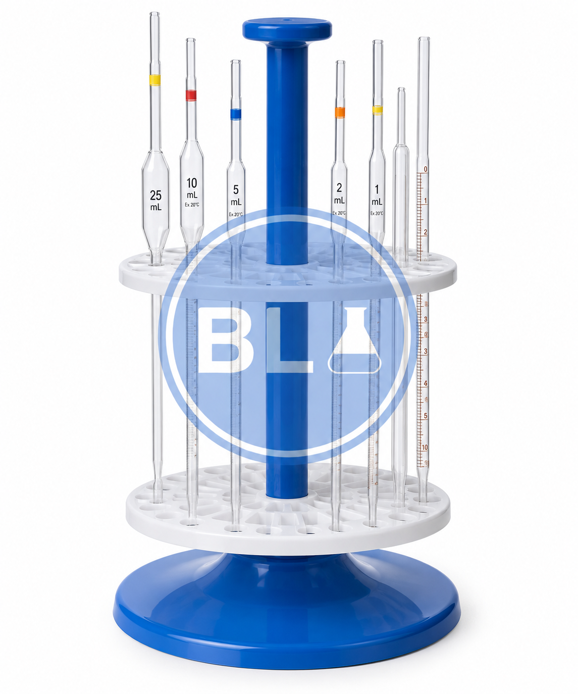 SOPORTE PORTAPIPETAS (CARRUSEL) PLASTICO 30 CMS Ø - 44 CUPOS