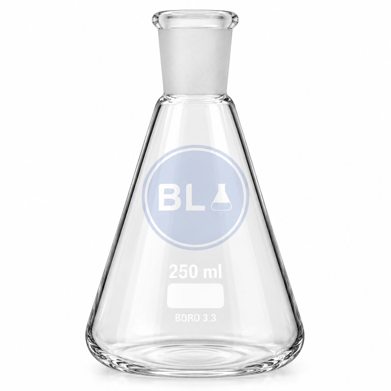 Matraz Erlenmeyer 250 ML Esmerilado 24/40 BOROLAB